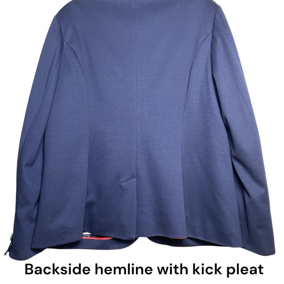 Joules Made In England WMNS Navy Blue 1 Button Business Blazer Jacket Sz US 14 - Picture 9 of 13